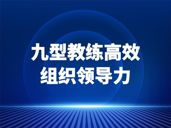 九型教练高效组织领导力