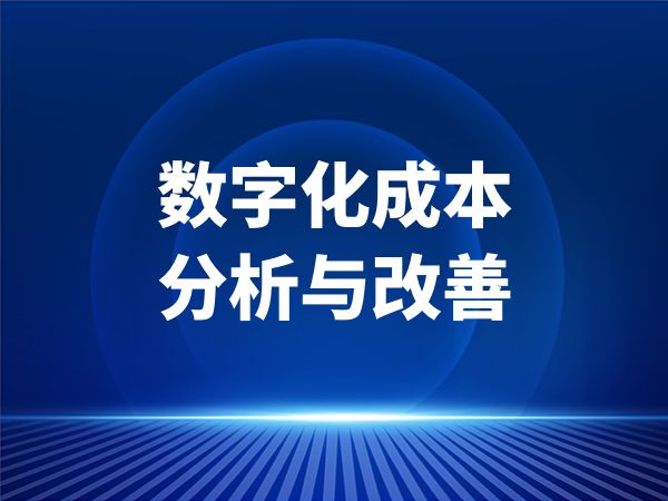 数字化成本分析与改善