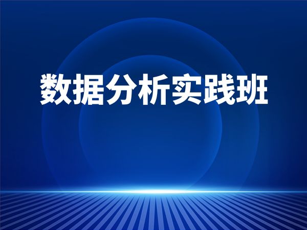 数据分析实践班